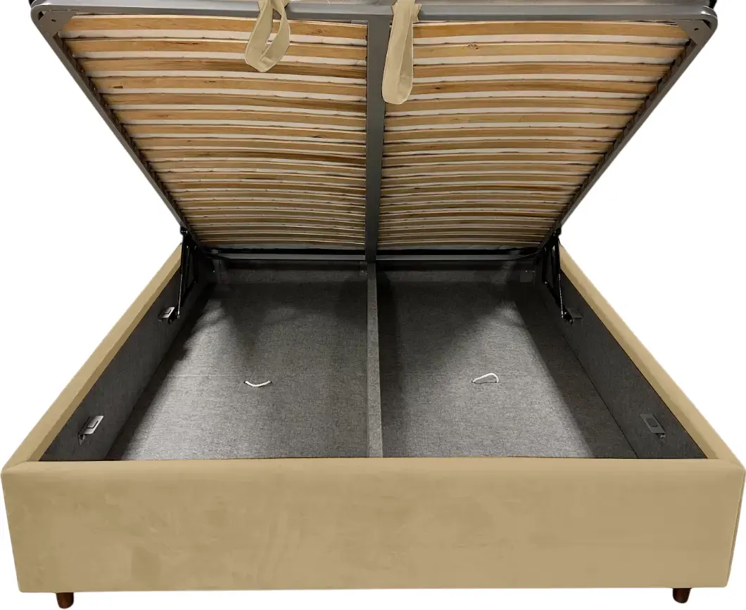 Кровать Charmbed Premium Adaline 160x200 Laguna 06 (Light Beige)