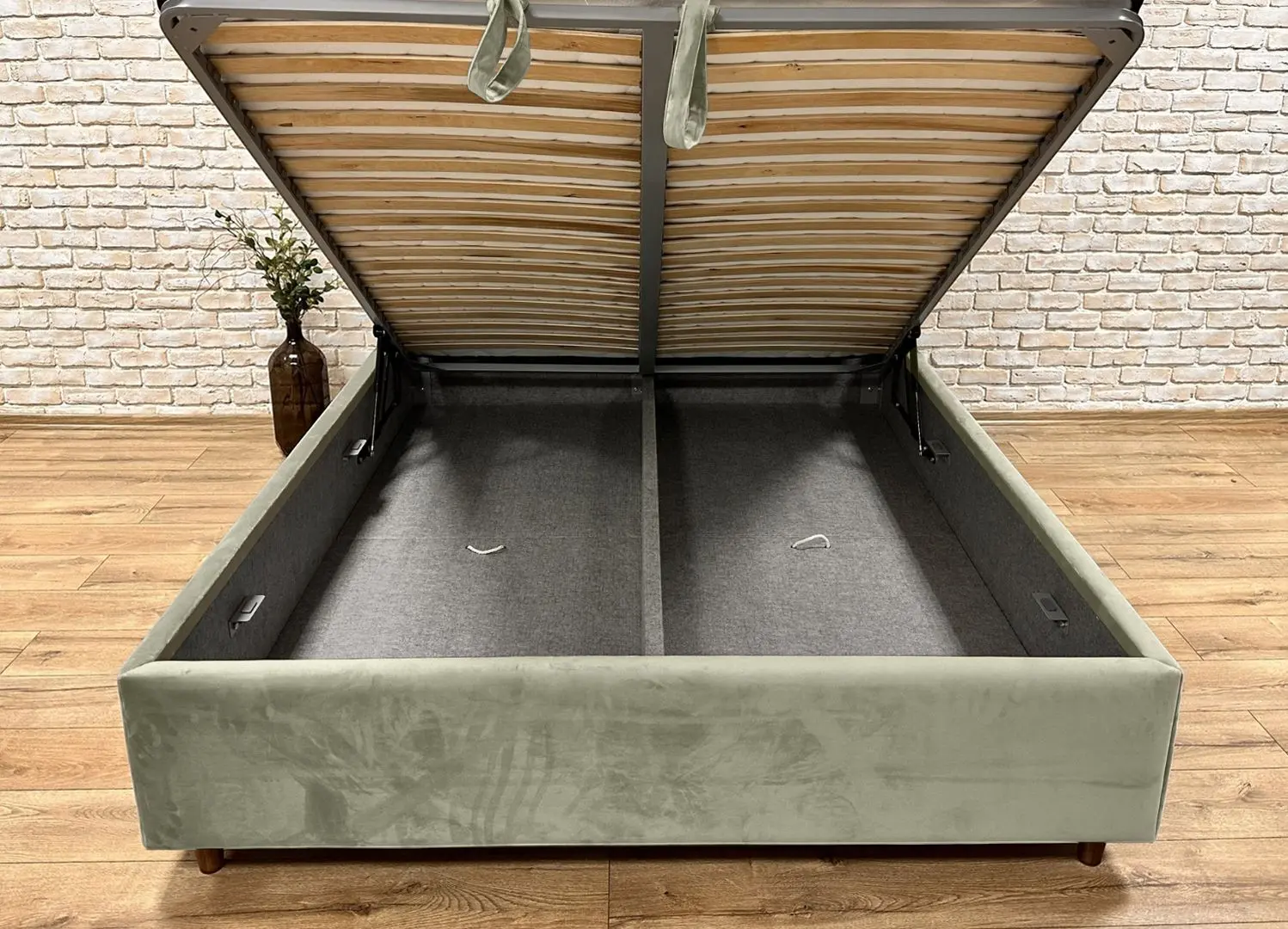 Кровать Charmbed Premium Adaline Laguna 09 160x200 (Stone Gray)