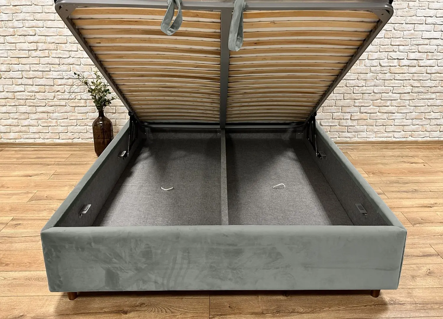 Кровать Charmbed Premium Adaline Laguna 43 160x200 (Gray)