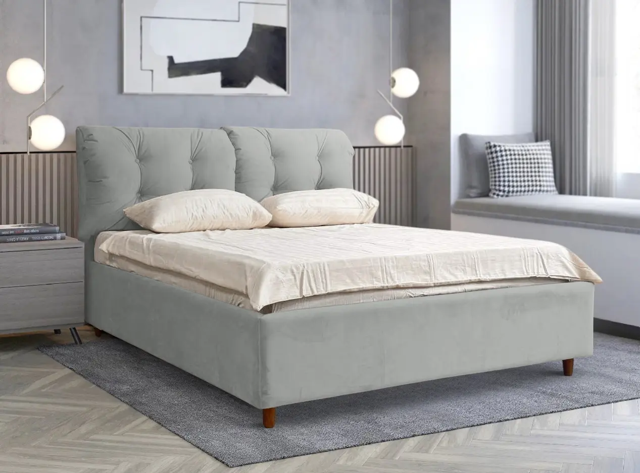 Кровать Charmbed Premium Adele 160x200 Laguna 42 (Grey)