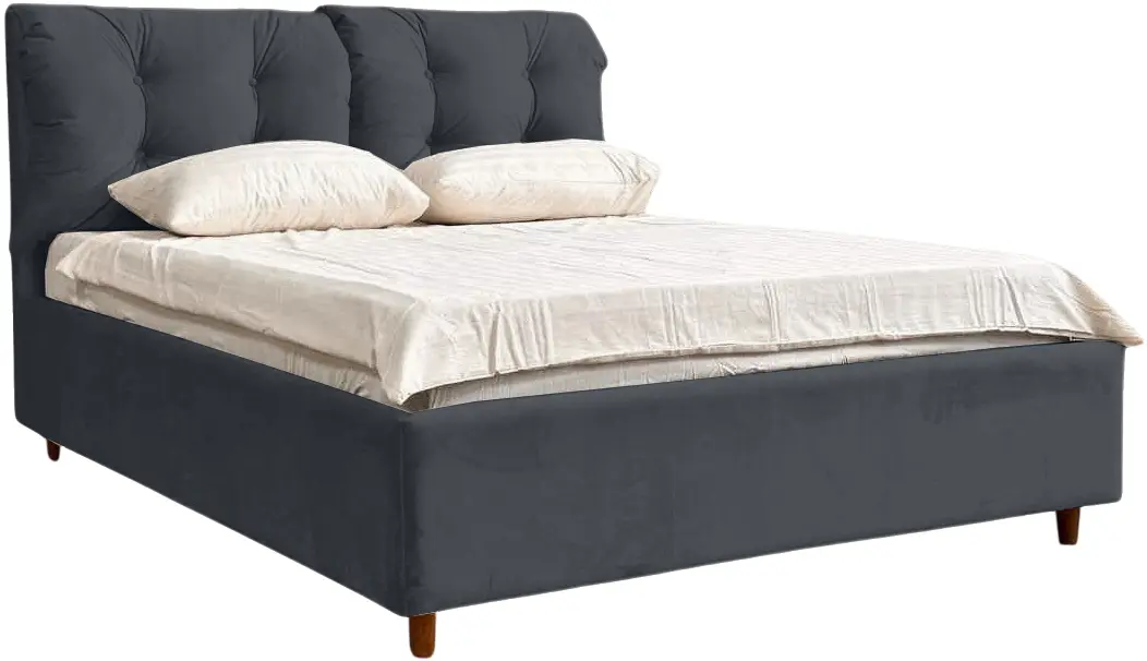 Кровать Charmbed Premium Adele 160x200 Laguna 44 (Graphite) - 2