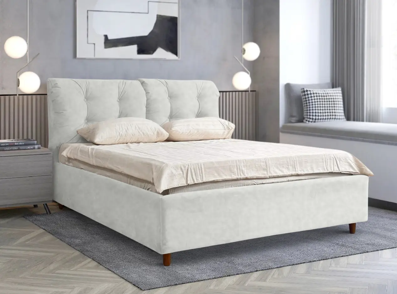 Кровать Charmbed Premium Adele 180x200 Malibu 01 (White)