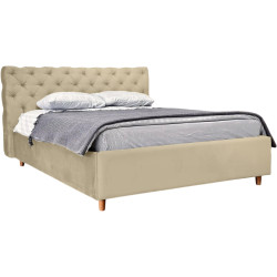 Кровать Charmbed Premium Denise 160x200 Laguna 07 (Beige) Thumb