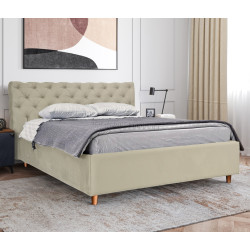 Кровать Charmbed Premium Denise 160x200 Laguna 08 (Gray Beige) Thumb