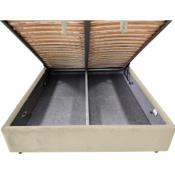 Кровать Charmbed Premium Denise 160x200 Laguna 08 (Gray Beige) Thumb