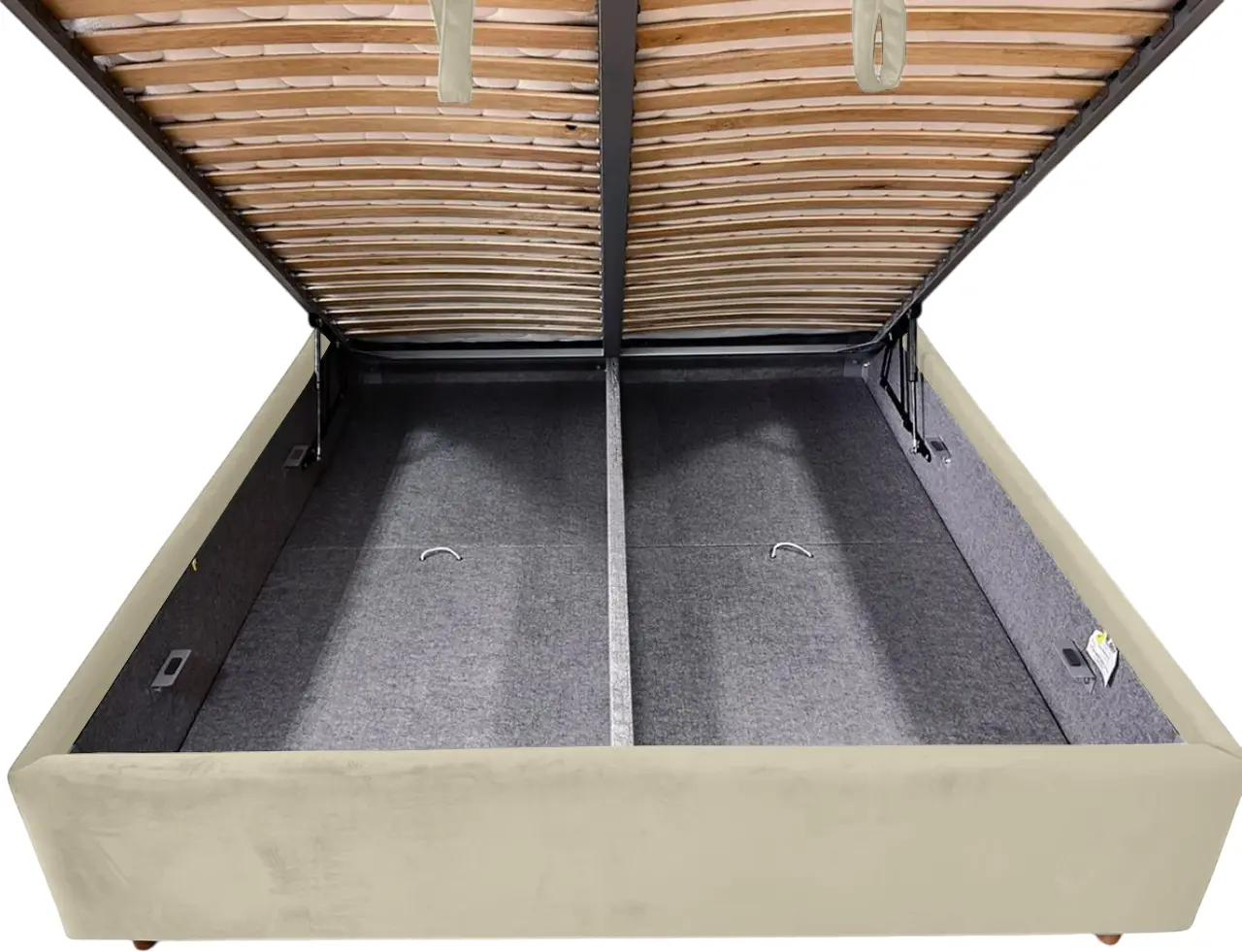 Кровать Charmbed Premium Denise 160x200 Laguna 08 (Gray Beige)