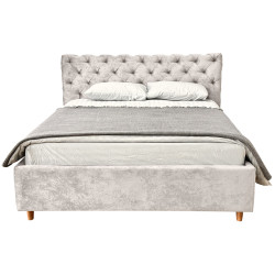 Кровать Charmbed Premium Denise 160x200 Malibu 02 (Light Gray) Thumb