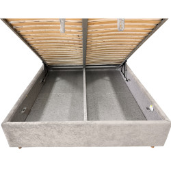 Кровать Charmbed Premium Denise 160x200 Malibu 02 (Light Gray) Thumb