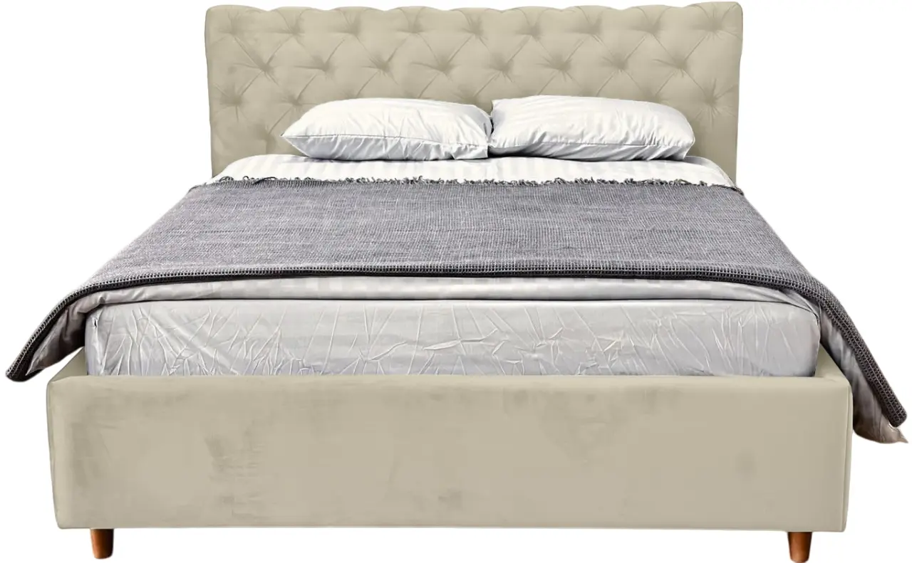 Кровать Charmbed Premium Denise 180x200 Laguna 08 (Gray Beige)