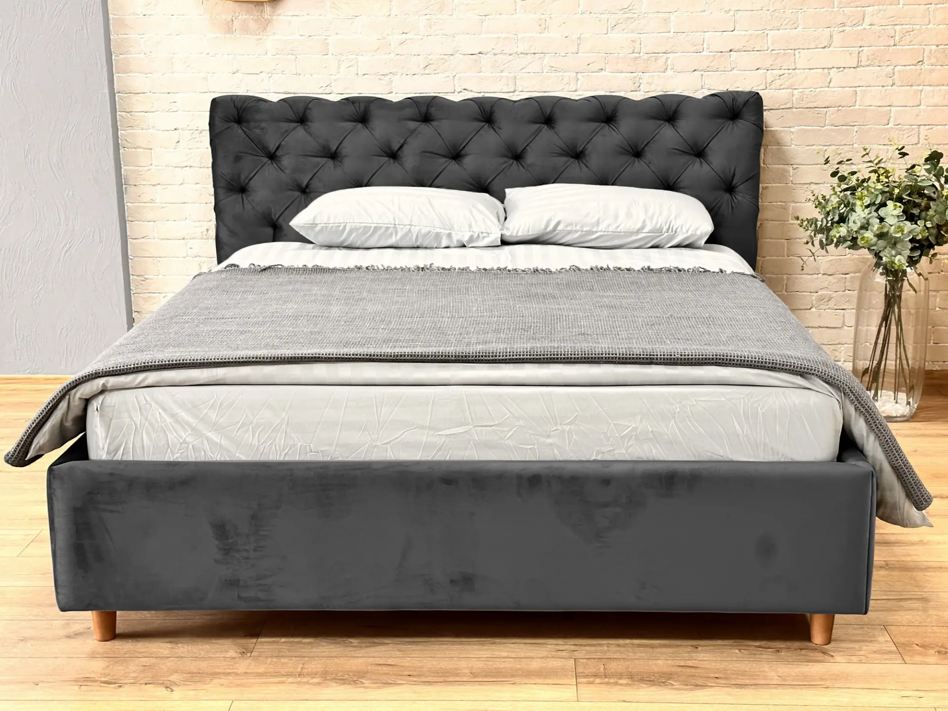 Кровать Charmbed Premium Denise 180x200 Laguna 43 (Gray) - 2