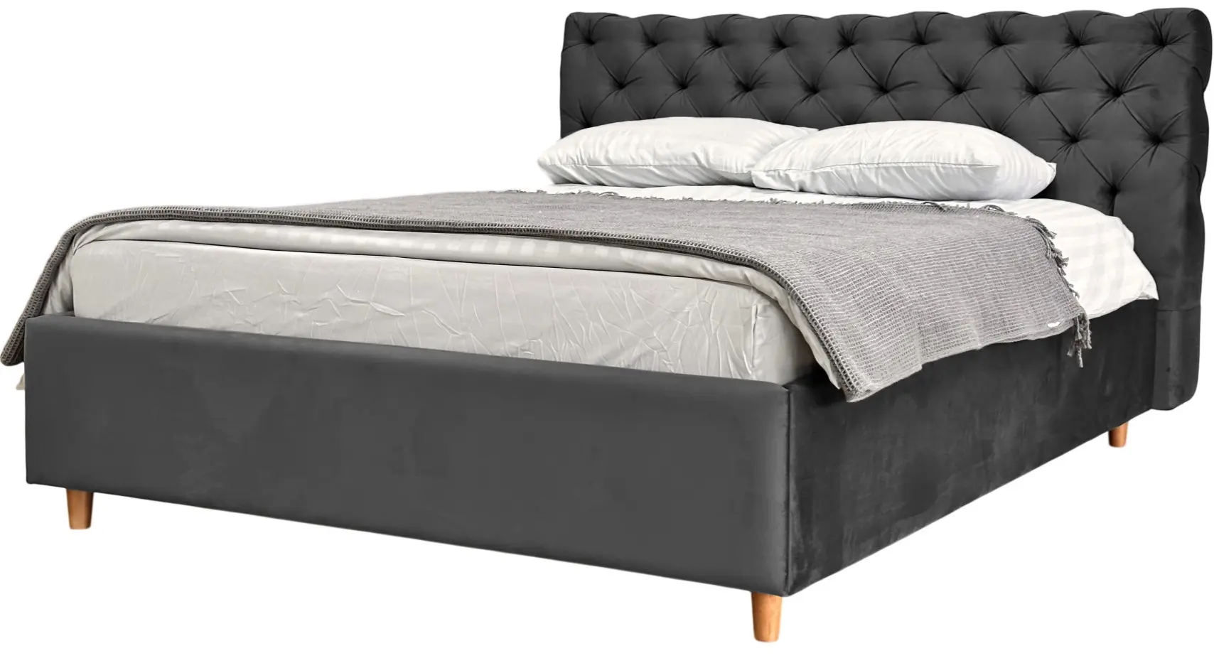 Кровать Charmbed Premium Denise 180x200 Laguna 43 (Gray) - 4