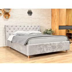Кровать Charmbed Premium Denise 180x200 Malibu 02 (Light Gray)
