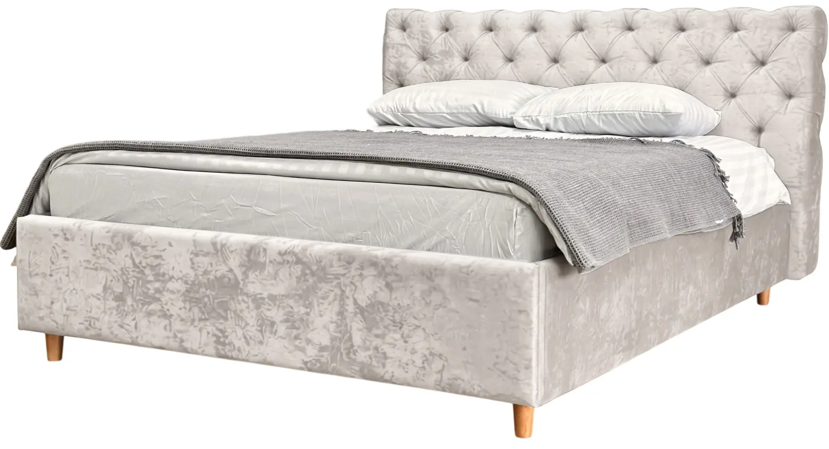 Pat Charmbed Premium Denise 180x200 Malibu 02 (Light Gray) - 4