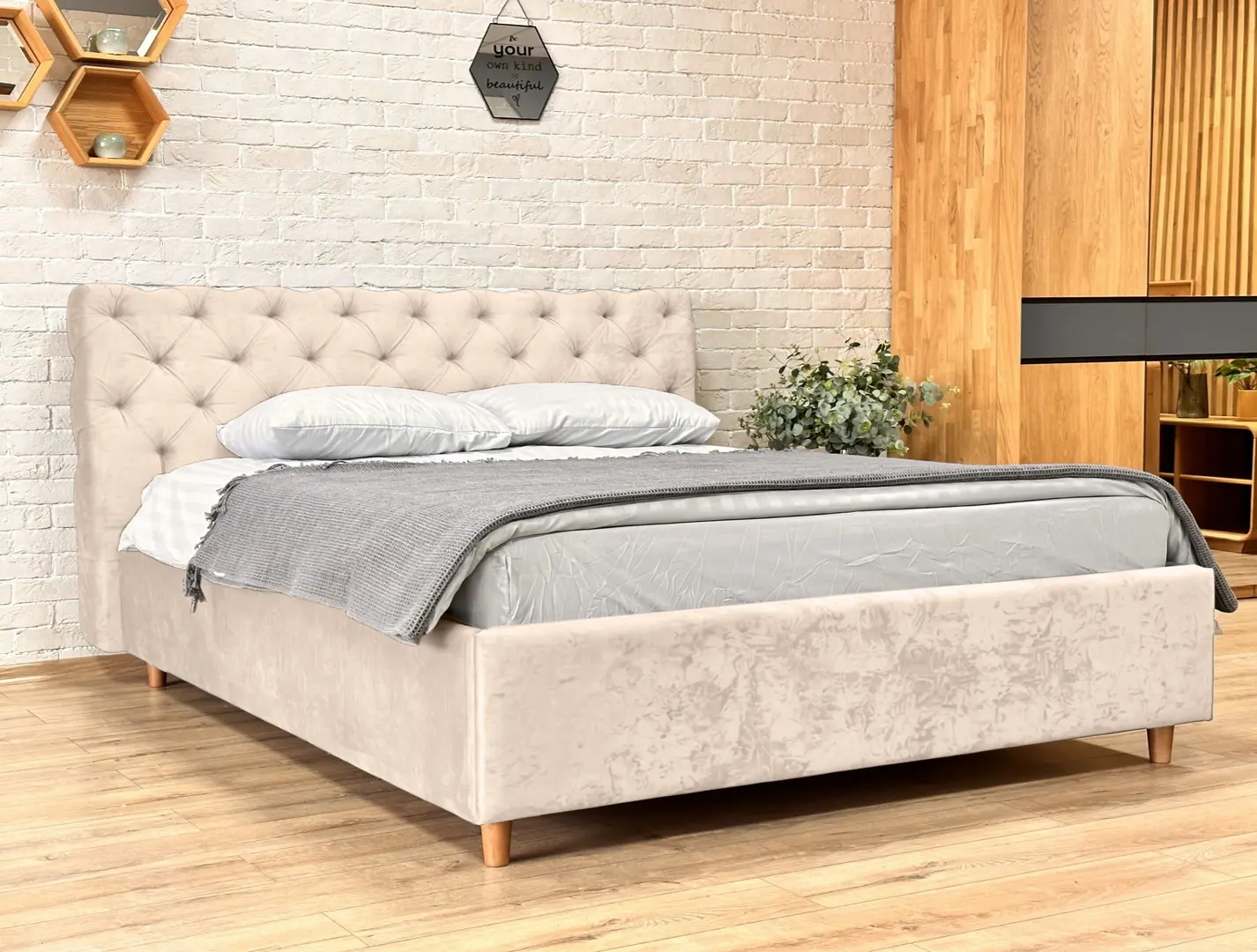 Pat Charmbed Premium Denise 180x200 Malibu 11 (Beige)