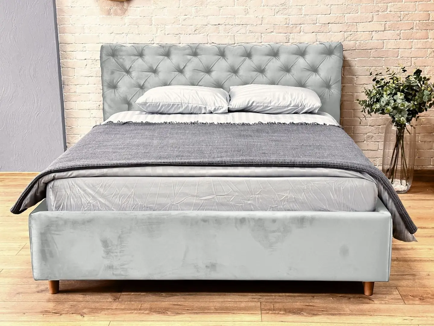 Кровать Charmbed Premium Denise Laguna 41 180x200 (Light Gray)