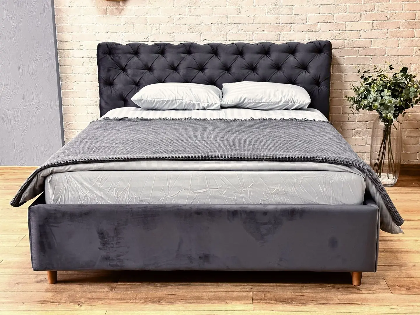 Кровать Charmbed Premium Denise Laguna 44 160x200 (Graphite)
