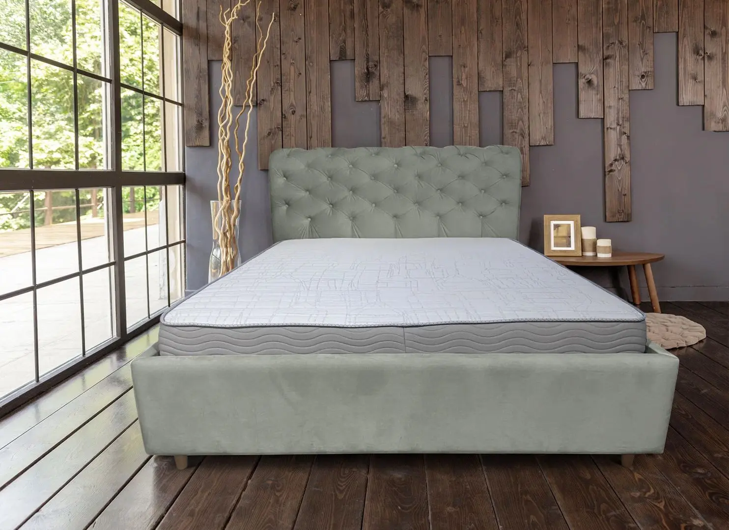 Pat Charmbed Premium Donna Laguna 43 160x200 (Gray)