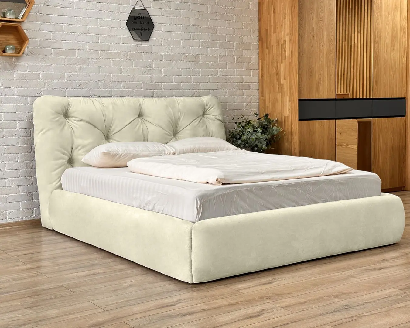 Кровать Charmbed Premium Florence Laguna 03 160x200 (Ivory)