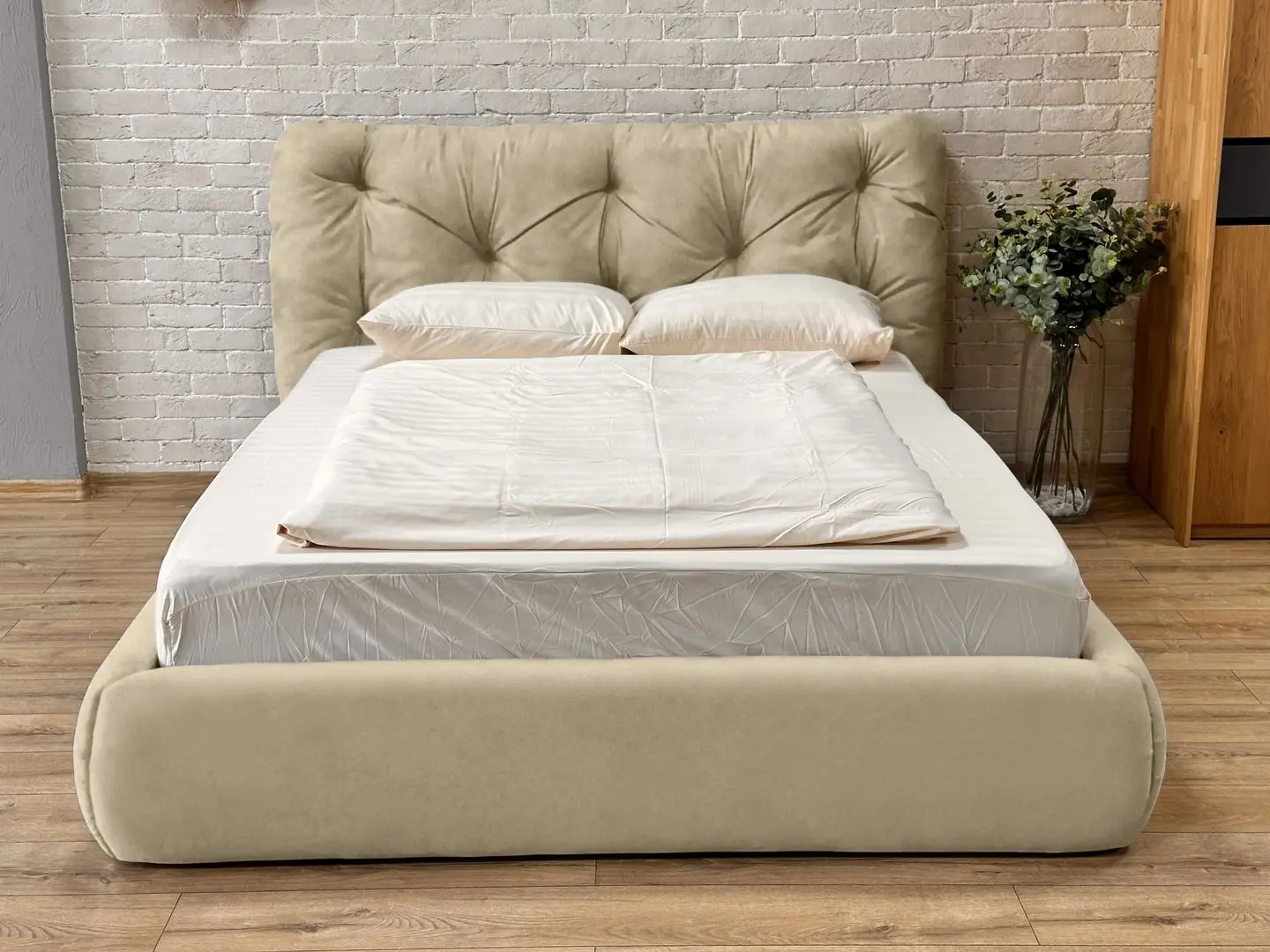 Кровать Charmbed Premium Florence Laguna 07 160x200 (Beige) - 2