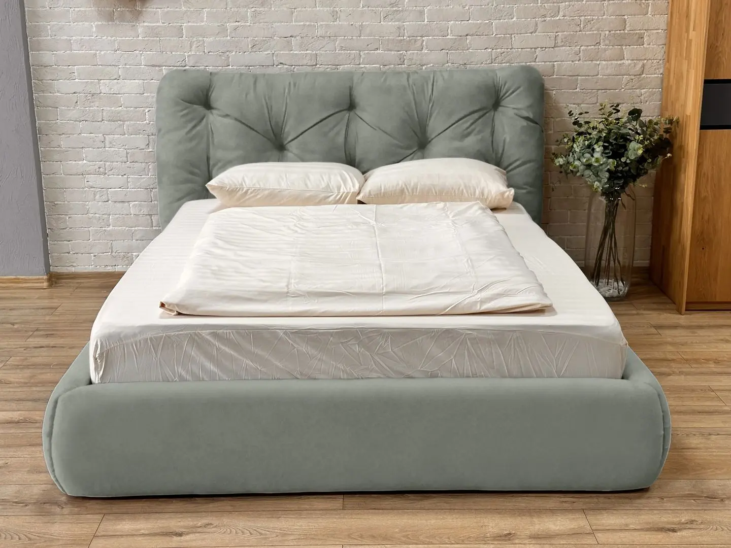 Кровать Charmbed Premium Florence Laguna 43 160x200 (Gray) - 2