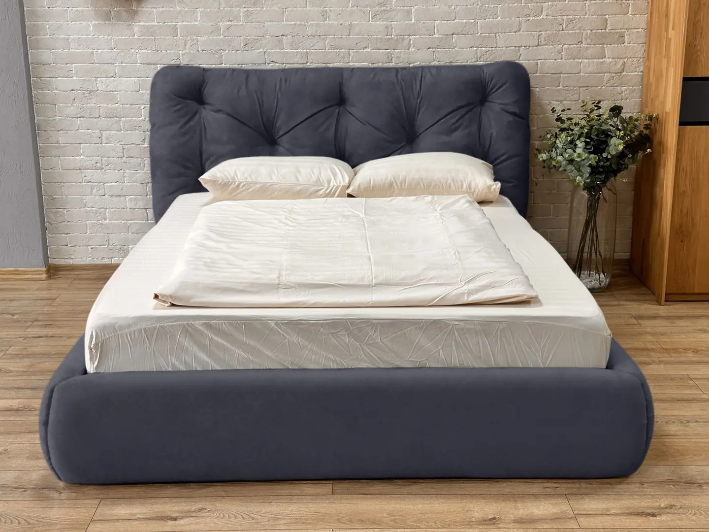 Кровать Charmbed Premium Florence Laguna 44 160x200 (Graphite)