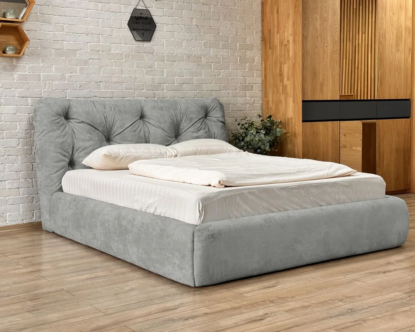 Pat Charmbed Premium Florence Malibu 02 160x200 (Dark Gray)