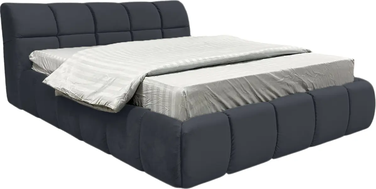 Кровать Charmbed Premium Jenny 160x200 Laguna 44 (Graphite) - 2