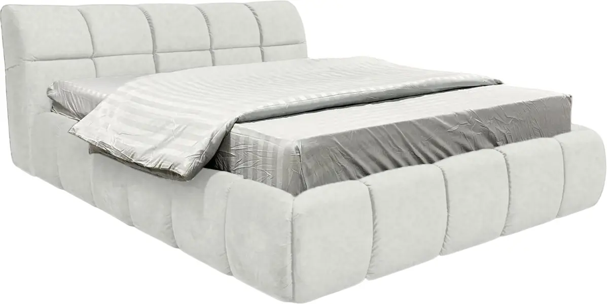 Кровать Charmbed Premium Jenny 160x200 Malibu 01 (White) - 2