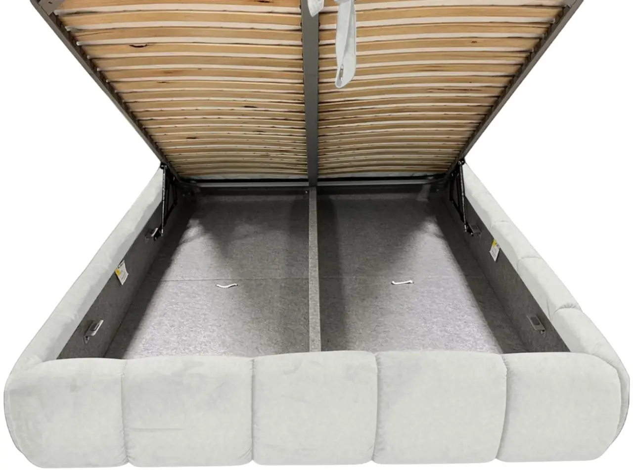 Кровать Charmbed Premium Jenny 160x200 Malibu 01 (White) - 4