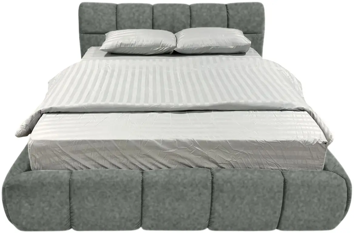 Кровать Charmbed Premium Jenny 160x200 Malibu 04 (Grey) - 3