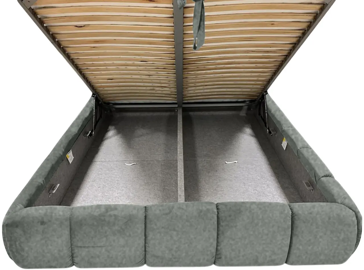 Кровать Charmbed Premium Jenny 160x200 Malibu 04 (Grey) - 4