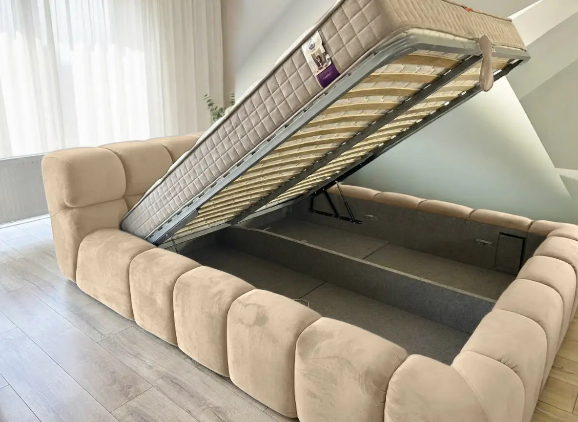 Кровать Charmbed Premium Kelly 160x200 Laguna 03 (Cream) - 4
