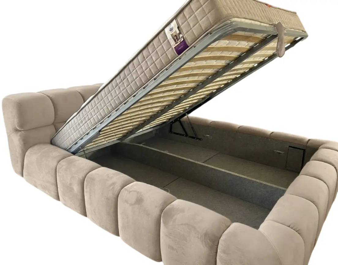 Кровать Charmbed Premium Kelly 160x200 Laguna 07 (Beige) - 3