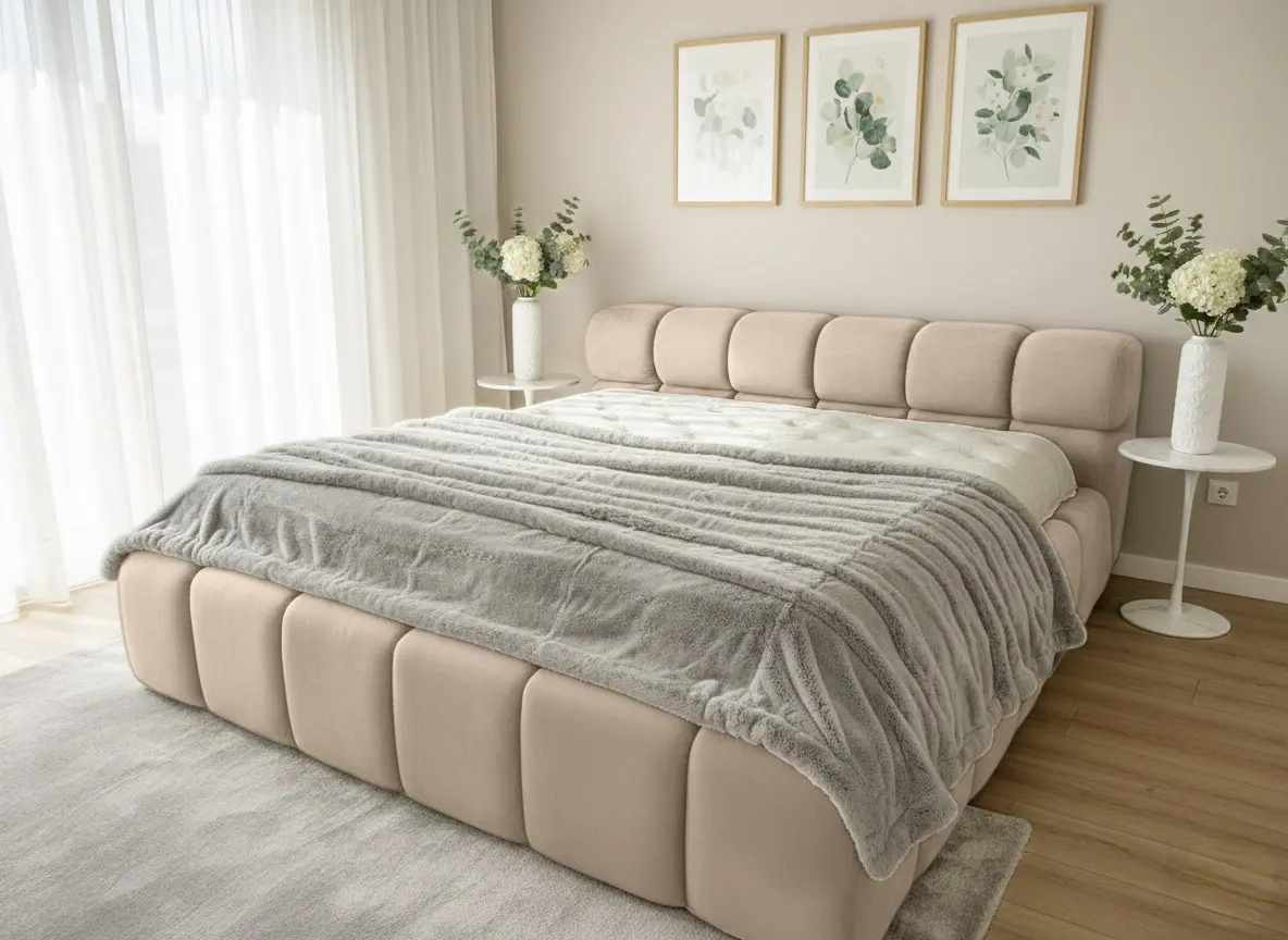 Кровать Charmbed Premium Kelly 160x200 Laguna 07 (Beige)