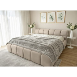 Кровать Charmbed Premium Kelly 160x200 Laguna 08 (Gray-Beige)
