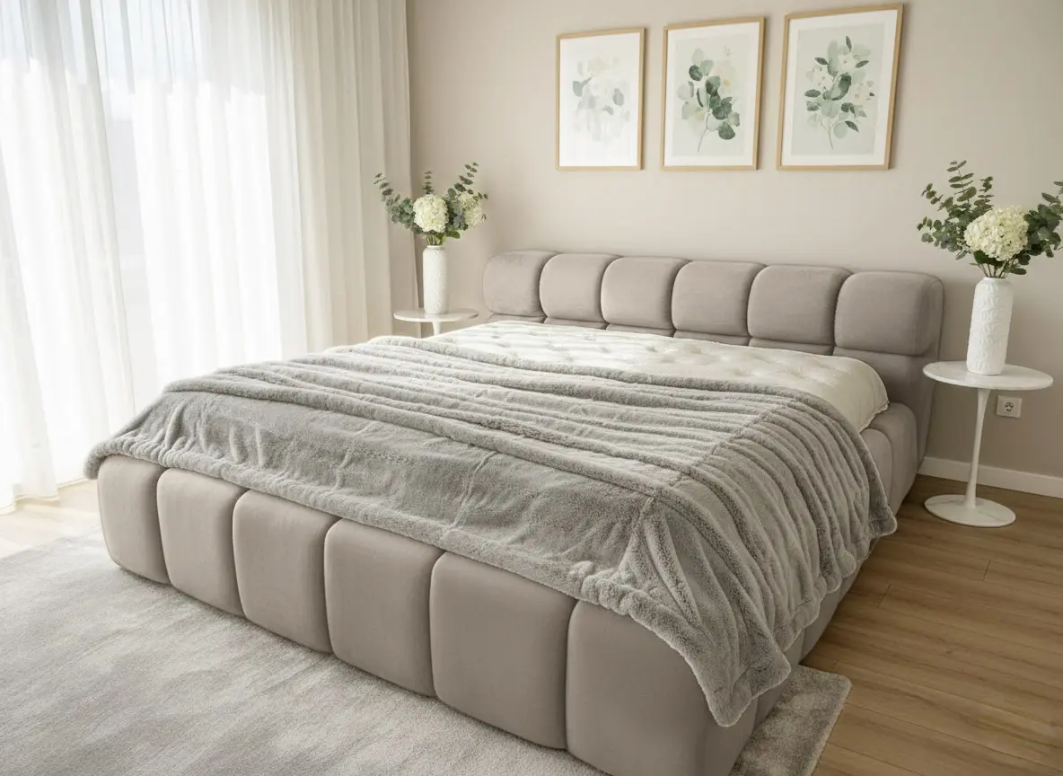 Кровать Charmbed Premium Kelly 160x200 Laguna 09 (Stone Gray)