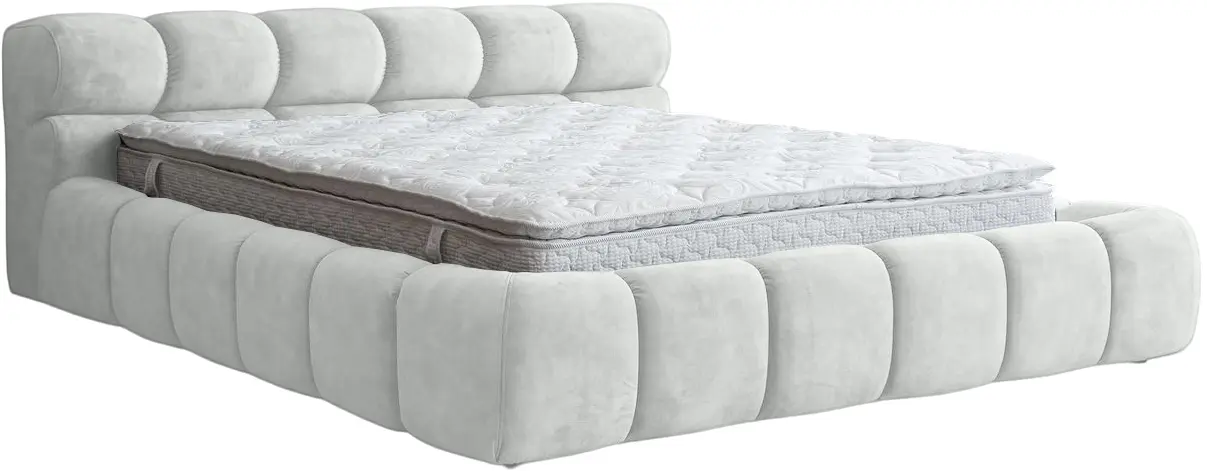 Кровать Charmbed Premium Kelly 160x200 Laguna 41 (Silver) - 2