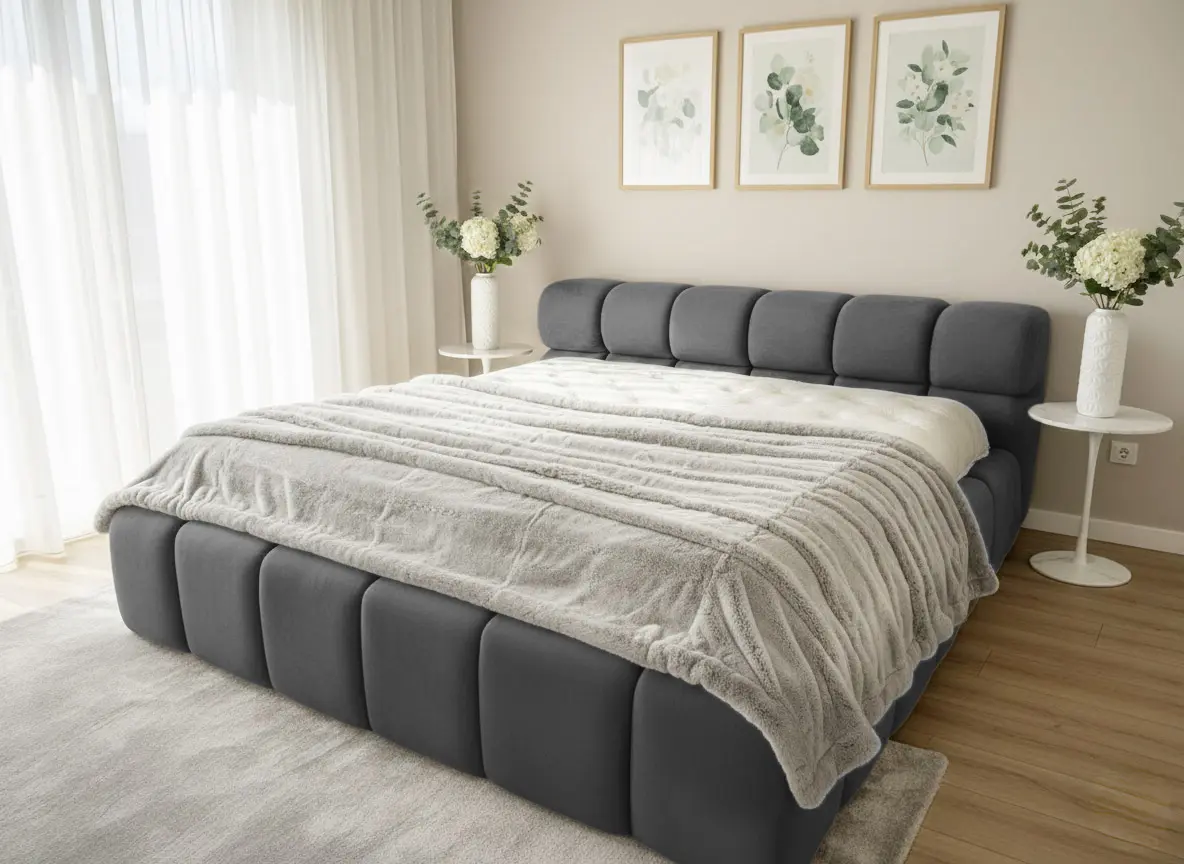 Кровать Charmbed Premium Kelly 160x200 Laguna 43 (Gray)