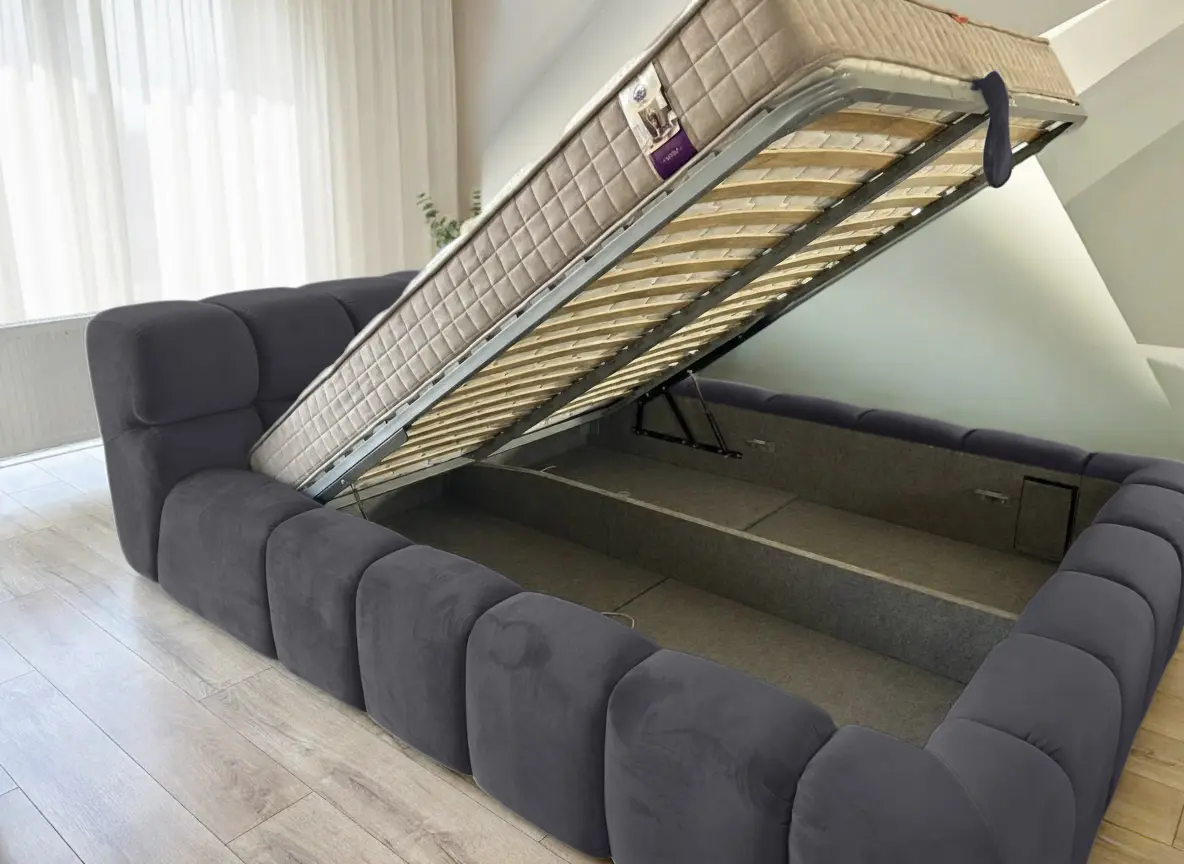 Кровать Charmbed Premium Kelly 160x200 Laguna 44 (Graphite) - 4