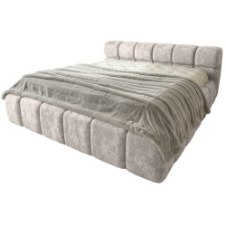 Кровать Charmbed Premium Kelly 160x200 Malibu 02 (Light Gray) Thumb