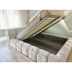 Кровать Charmbed Premium Kelly 160x200 Malibu 02 (Light Gray) Thumb