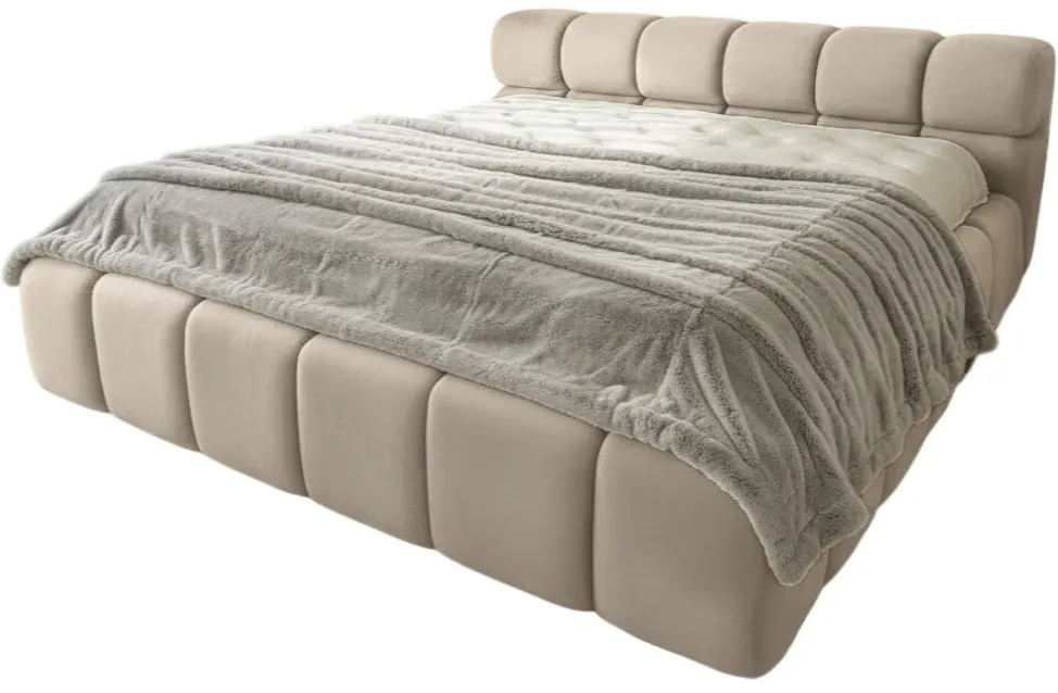 Кровать Charmbed Premium Kelly 180x200 Laguna 08 (Gray-Beige) - 2
