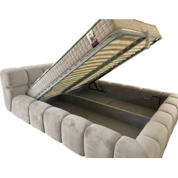 Кровать Charmbed Premium Kelly 180x200 Laguna 08 (Gray-Beige) Thumb