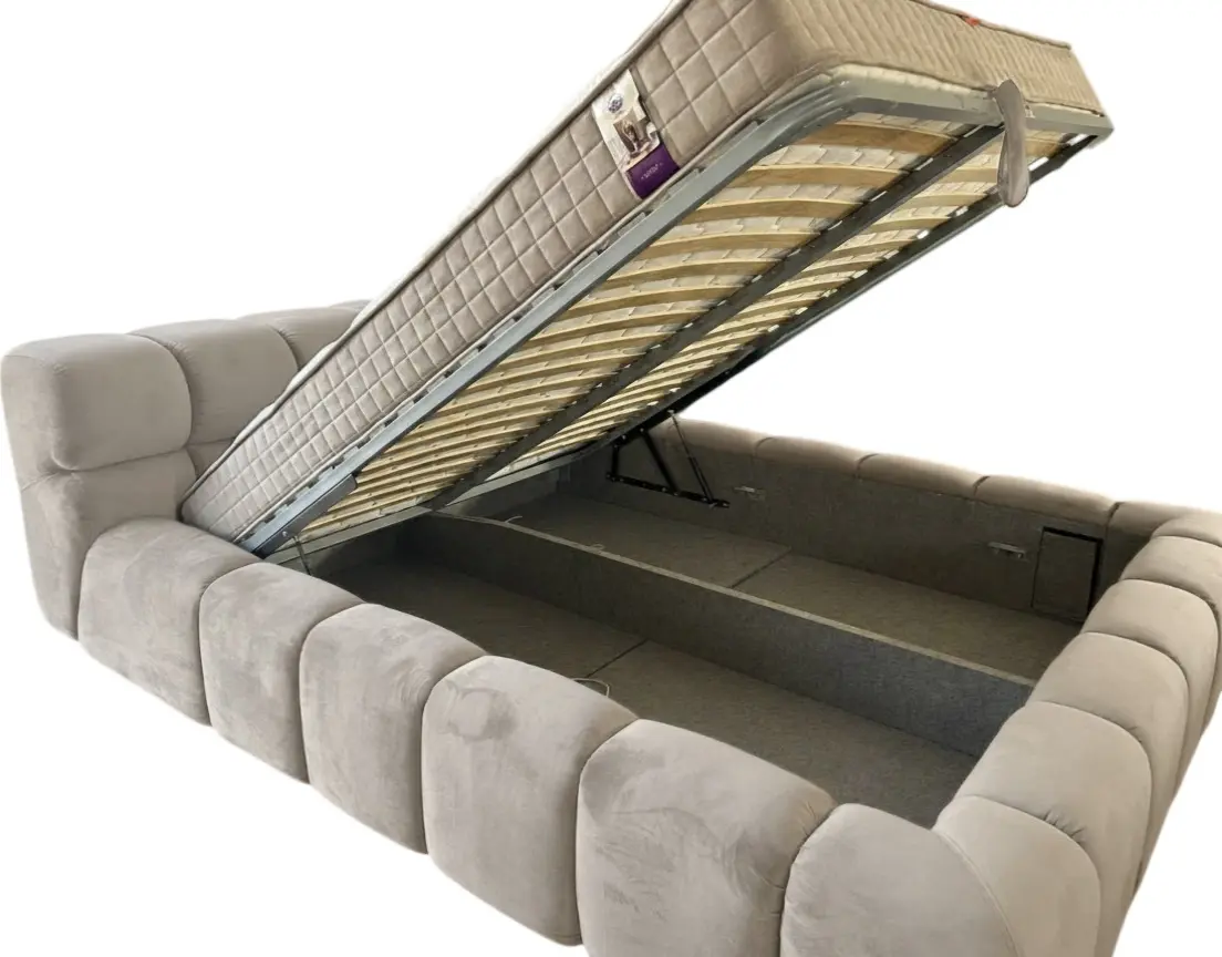 Кровать Charmbed Premium Kelly 180x200 Laguna 08 (Gray-Beige) - 3