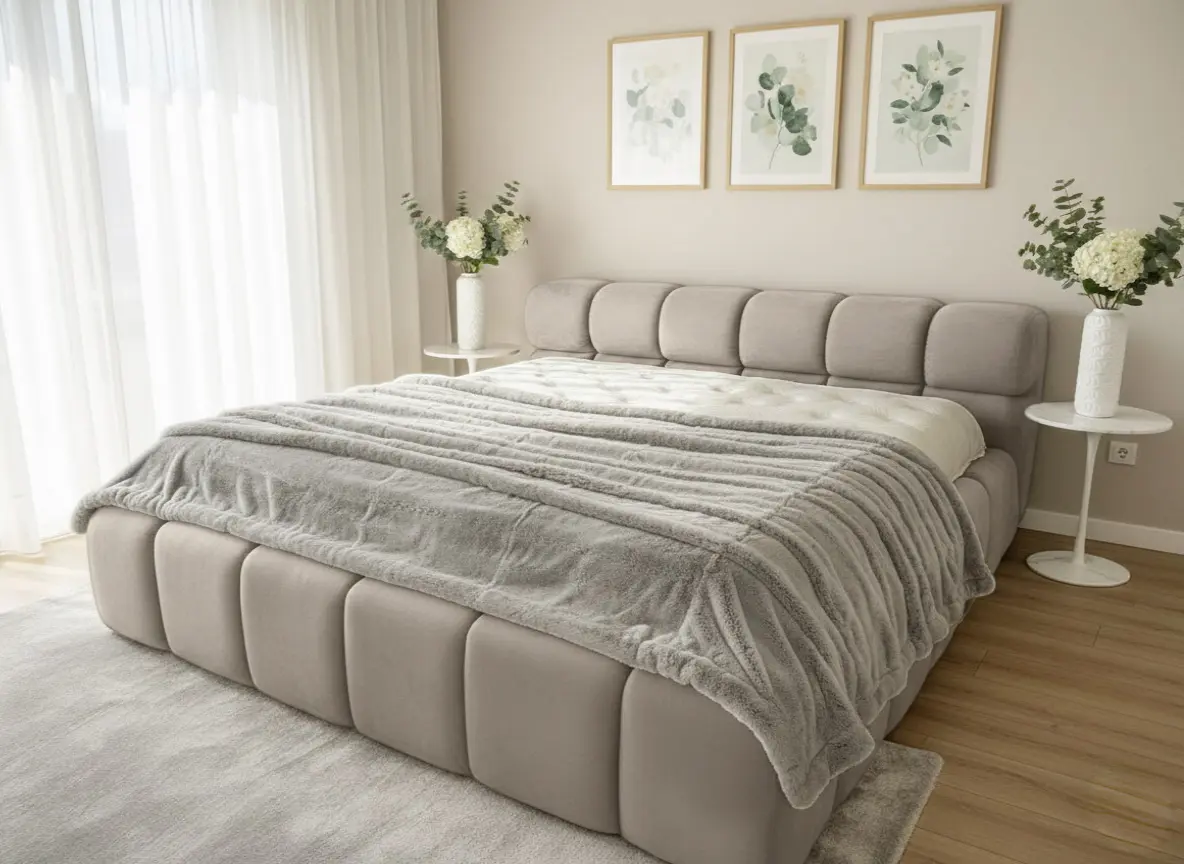 Кровать Charmbed Premium Kelly 180x200 Laguna 09 (Stone Gray)