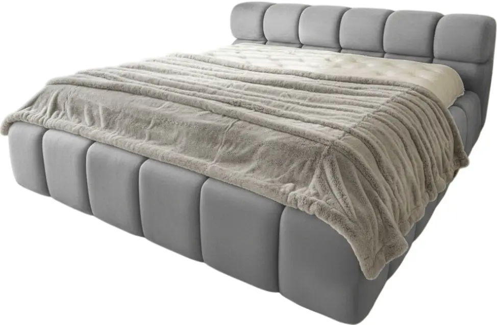 Кровать Charmbed Premium Kelly 180x200 Laguna 42 (Light Gray) - 2