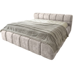 Кровать Charmbed Premium Kelly 180x200 Malibu 02 (Light Gray) Thumb