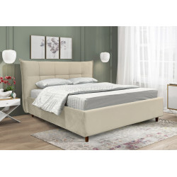 Кровать Charmbed Premium Lesley 160x200 Laguna 08 (Gray Beige)