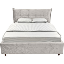 Кровать Charmbed Premium Lesley 160x200 Malibu 02 (Light Gray) Thumb