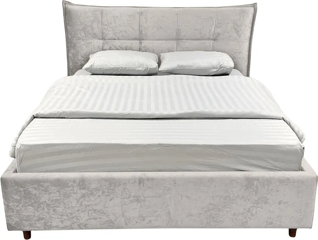 Кровать Charmbed Premium Lesley 160x200 Malibu 02 (Light Gray) - 3